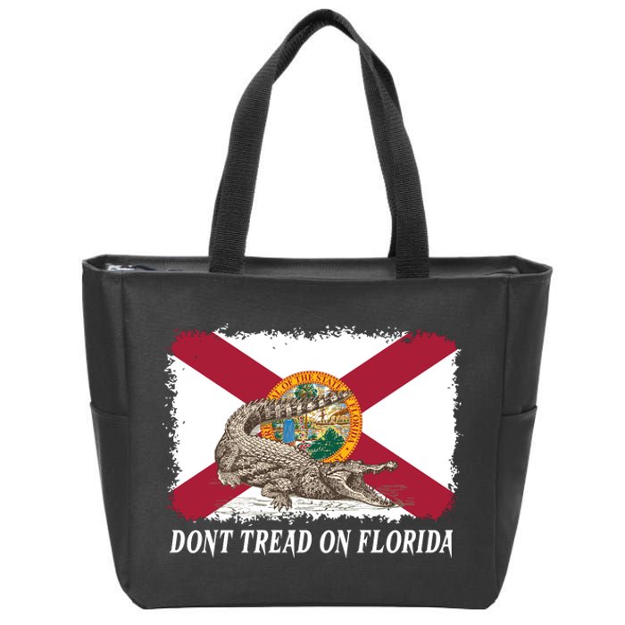 Don't Tread On Florida Governor Ron DeSantis Campaign Zip Tote Bag