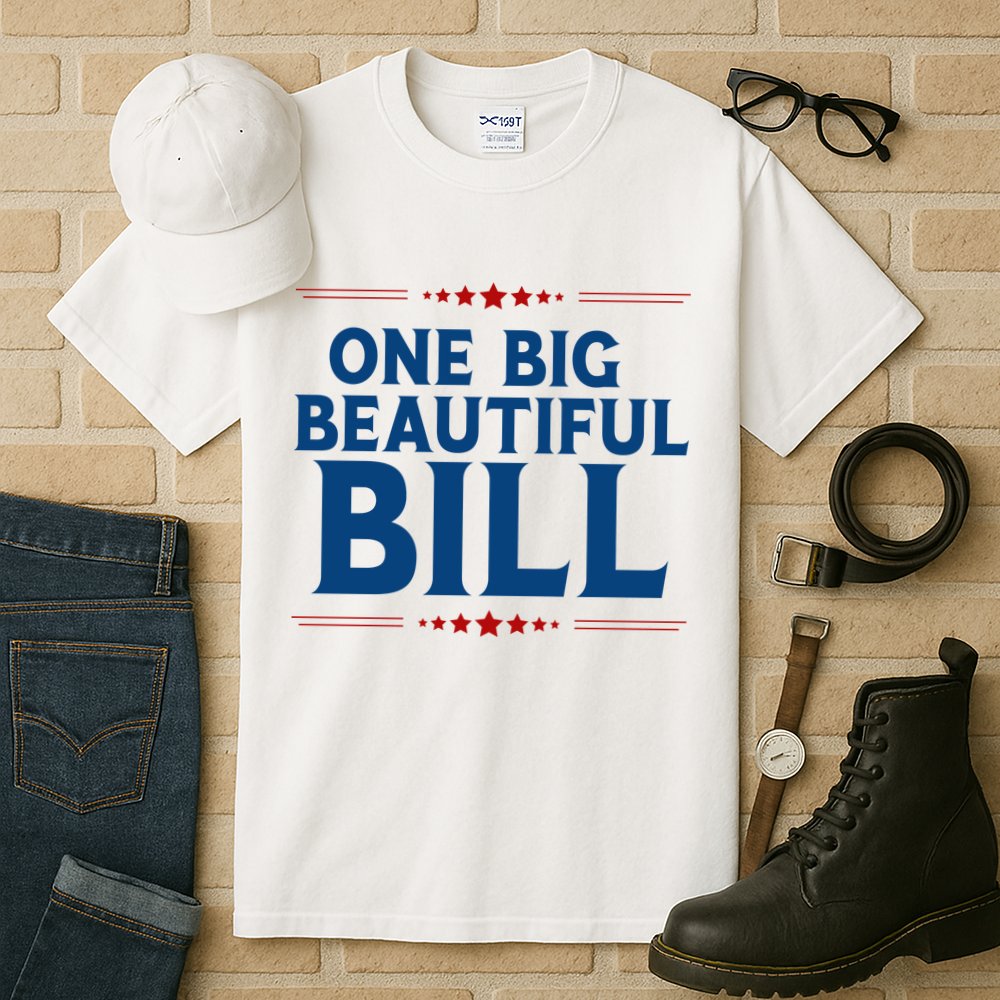 Donald Trump One Big Beautiful Bill Tall T-Shirt