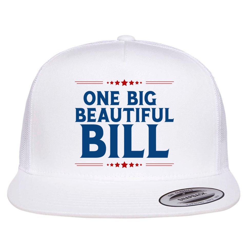 Donald Trump One Big Beautiful Bill Flat Bill Trucker Hat