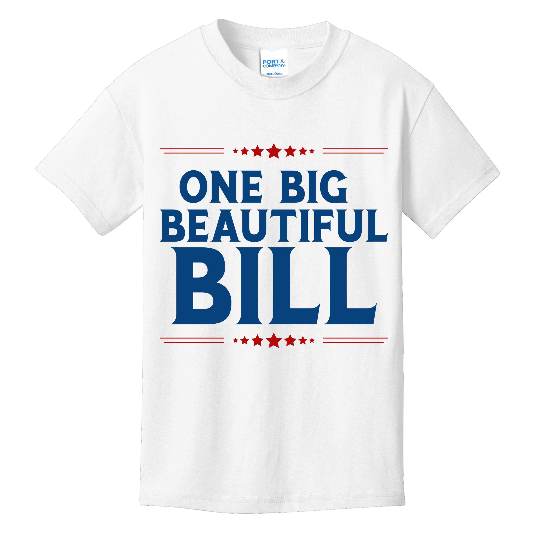 Donald Trump One Big Beautiful Bill Kids T-Shirt