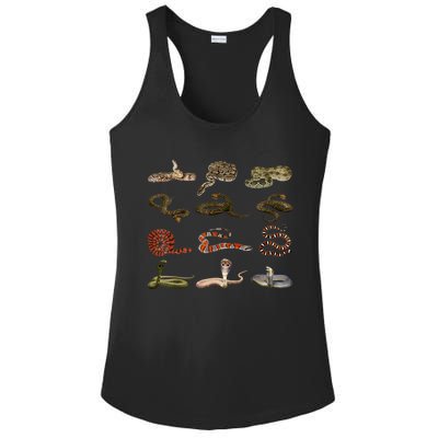 Different Types Of Snakes Boy Kids Girl Educational Serpent Ladies PosiCharge Competitor Racerback Tank