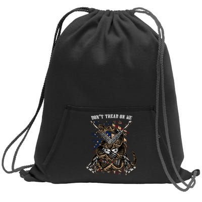 Dont Tread On Me Sweatshirt Cinch Pack Bag