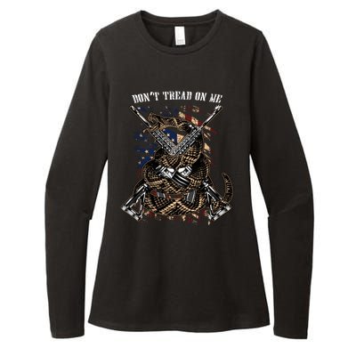 Dont Tread On Me Womens CVC Long Sleeve Shirt