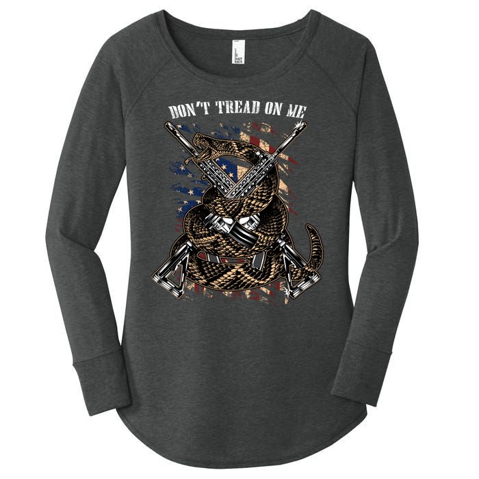 Dont Tread On Me Women's Perfect Tri Tunic Long Sleeve Shirt