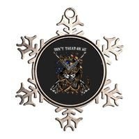 Dont Tread On Me Metallic Star Ornament