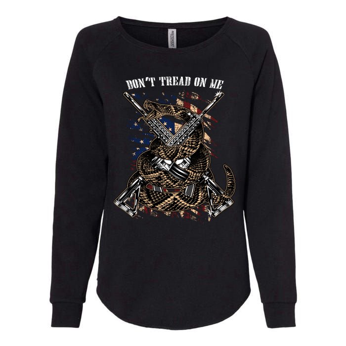 Dont Tread On Me Womens California Wash Sweatshirt