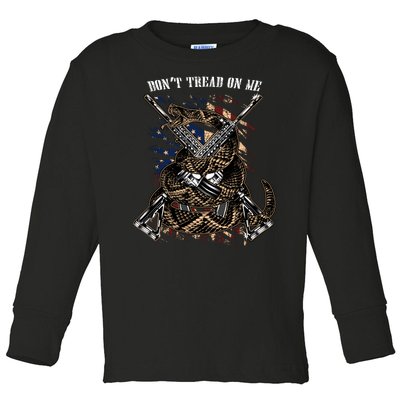 Dont Tread On Me Toddler Long Sleeve Shirt