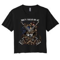 Dont Tread On Me Women's Crop Top Tee