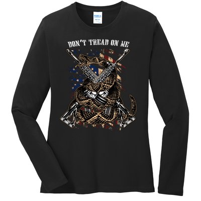 Dont Tread On Me Ladies Long Sleeve Shirt