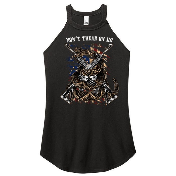 Dont Tread On Me Women's Perfect Tri Rocker Tank