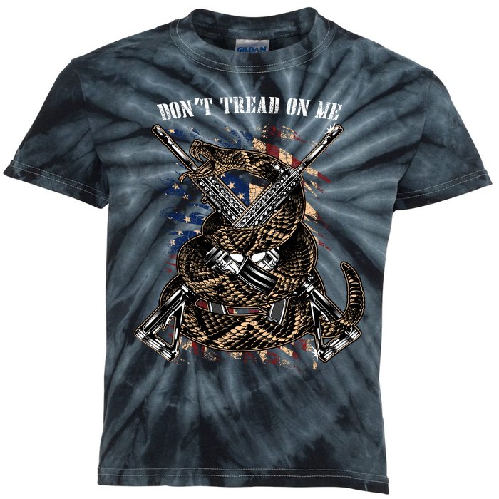 Dont Tread On Me Kids Tie-Dye T-Shirt