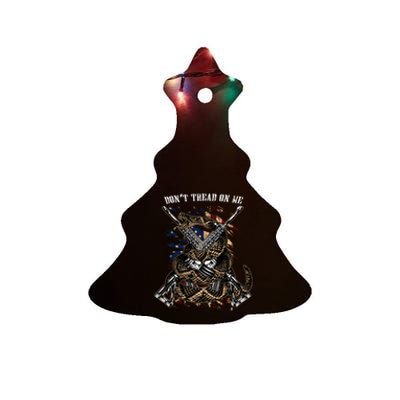 Dont Tread On Me Ceramic Tree Ornament