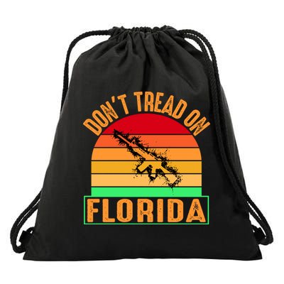 Don't Tread On Florida Vintage 2nd Amendment Drawstring Bag