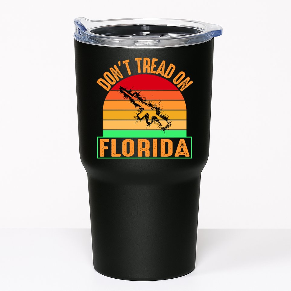 Don't Tread On Florida Vintage 2nd Amendment Tumbler
