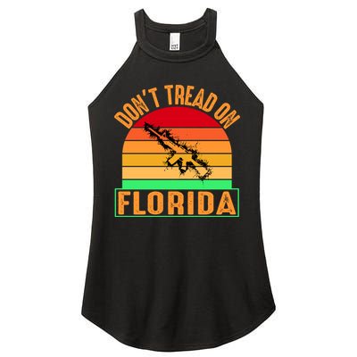 Don't Tread On Florida Vintage 2nd Amendment Women's Perfect Tri Rocker Tank