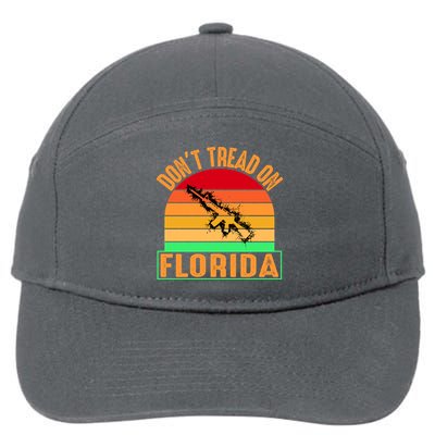 Don't Tread On Florida Vintage 2nd Amendment 7-Panel Snapback Hat