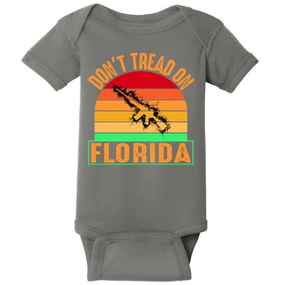 Don't Tread On Florida Vintage 2nd Amendment Baby Bodysuit
