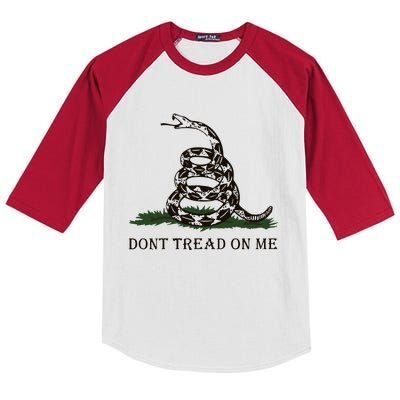 Dont Tread On Me Gadsden Flag Kids Colorblock Raglan Jersey