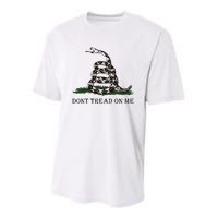 Dont Tread On Me Gadsden Flag Youth Performance Sprint T-Shirt