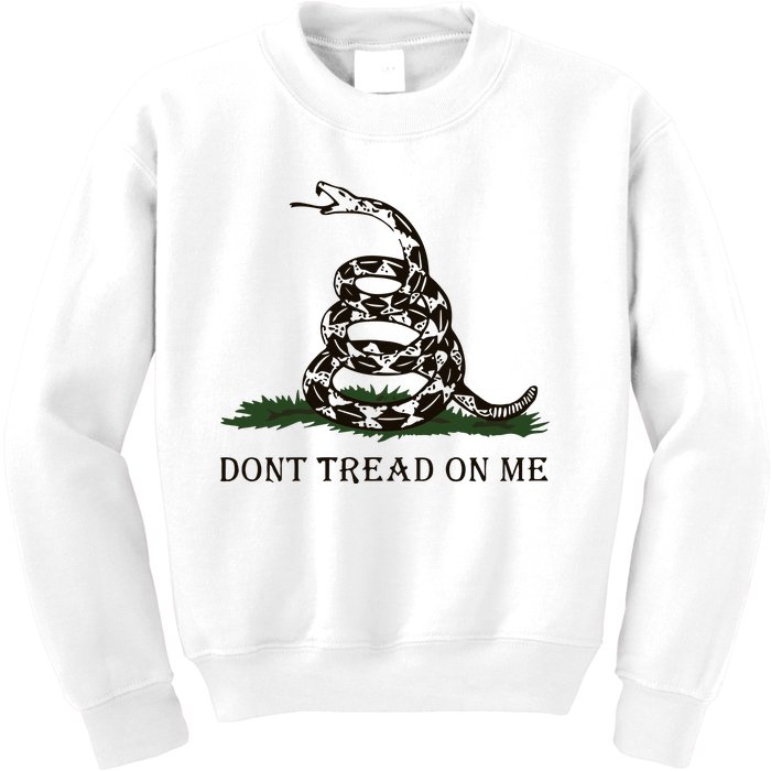 Dont Tread On Me Gadsden Flag Kids Sweatshirt