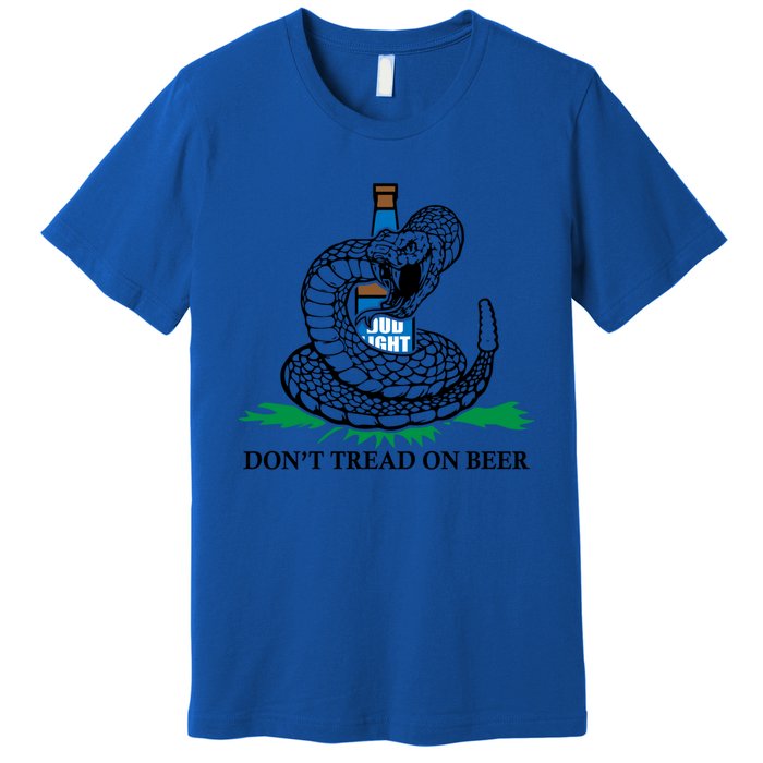 Dont Tread On Beer Funny Patriot America Usa Freedom Lover Gift Premium T-Shirt