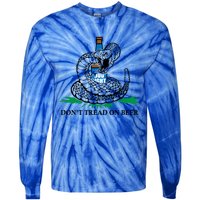 Dont Tread On Beer Funny Patriot America Usa Freedom Lover Gift Tie-Dye Long Sleeve Shirt