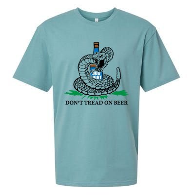 Dont Tread On Beer Funny Patriot America Usa Freedom Lover Gift Sueded Cloud Jersey T-Shirt