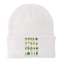 Different Types of Tree Leaves Common Leaves Nature Lovers Knit Cap Winter Beanie