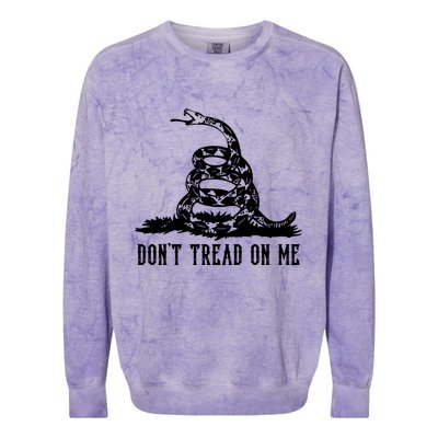 DONT TREAD ON ME Colorblast Crewneck Sweatshirt