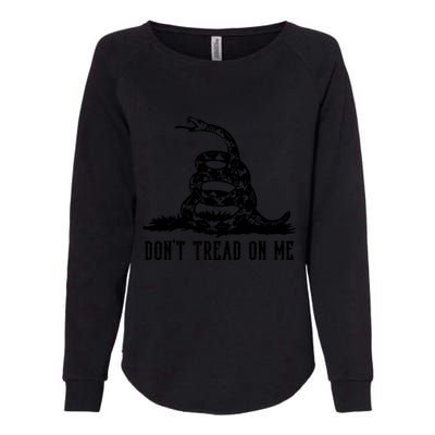 DONT TREAD ON ME Womens California Wash Sweatshirt