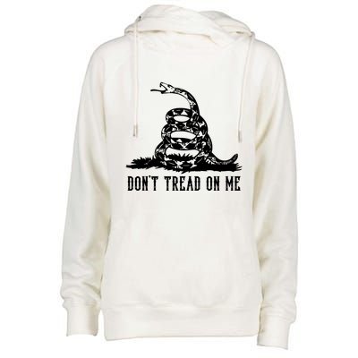 DONT TREAD ON ME Womens Funnel Neck Pullover Hood