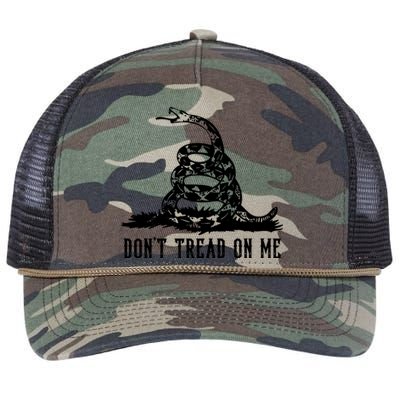 DONT TREAD ON ME Retro Rope Trucker Hat Cap