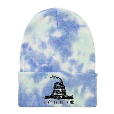 DONT TREAD ON ME Tie Dye 12in Knit Beanie