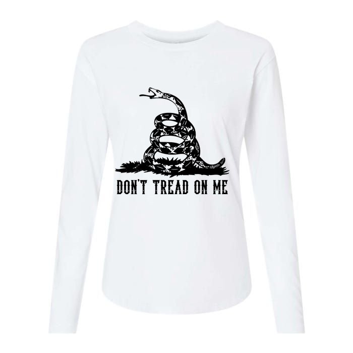 DONT TREAD ON ME Womens Cotton Relaxed Long Sleeve T-Shirt