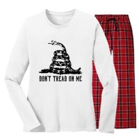 DONT TREAD ON ME Women's Long Sleeve Flannel Pajama Set 