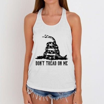 DONT TREAD ON ME Women's Knotted Racerback Tank