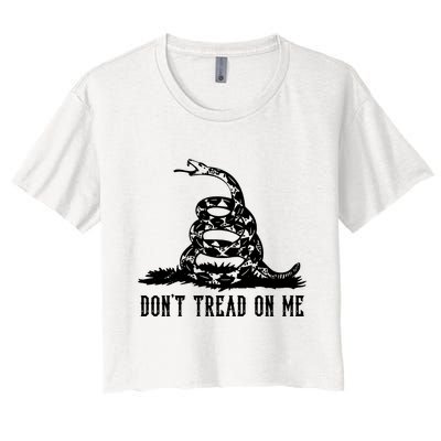 DONT TREAD ON ME Women's Crop Top Tee