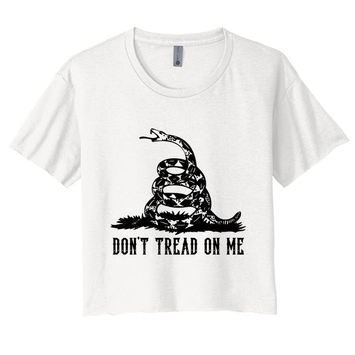 DONT TREAD ON ME Women's Crop Top Tee