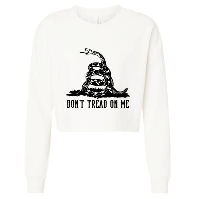 DONT TREAD ON ME Cropped Pullover Crew