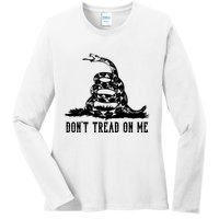 DONT TREAD ON ME Ladies Long Sleeve Shirt