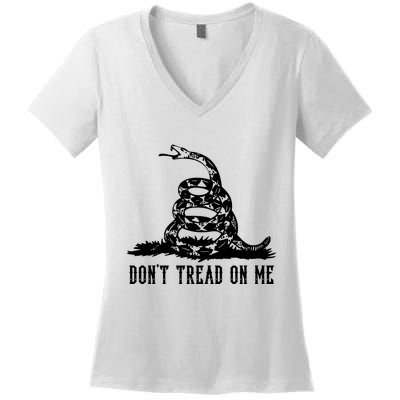 DONT TREAD ON ME Women's V-Neck T-Shirt