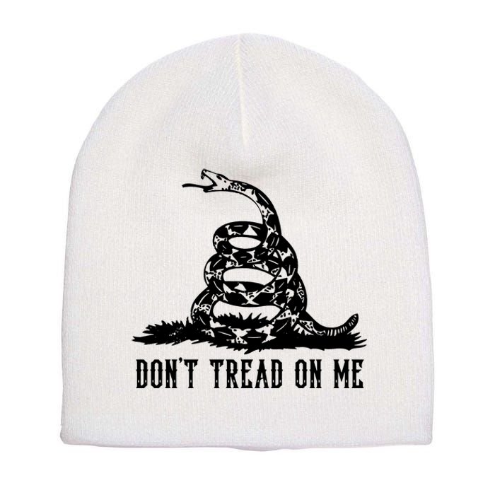 DONT TREAD ON ME Short Acrylic Beanie