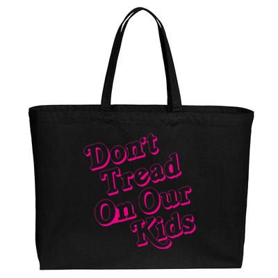 Don't Tread On Our Child Funny Quote Retro Brittany Aldean Cotton Canvas Jumbo Tote