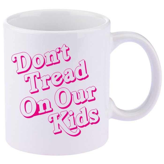 Don't Tread On Our Child Funny Quote Retro Brittany Aldean 11oz C Handle Ceramic Mug