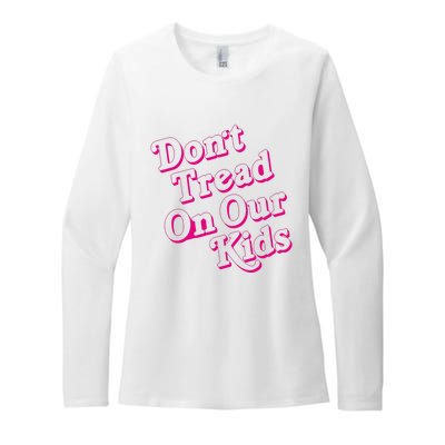 Don't Tread On Our Child Funny Quote Retro Brittany Aldean Womens CVC Long Sleeve Shirt