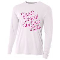 Don't Tread On Our Child Funny Quote Retro Brittany Aldean Cooling Performance Long Sleeve Crew