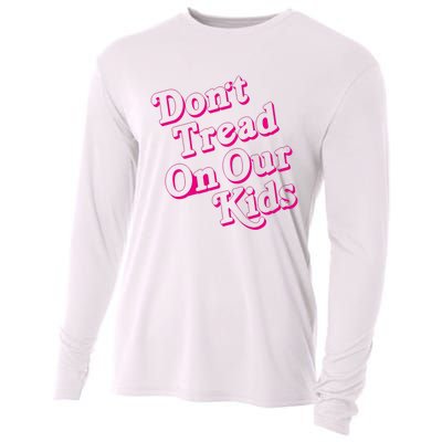 Don't Tread On Our Child Funny Quote Retro Brittany Aldean Cooling Performance Long Sleeve Crew