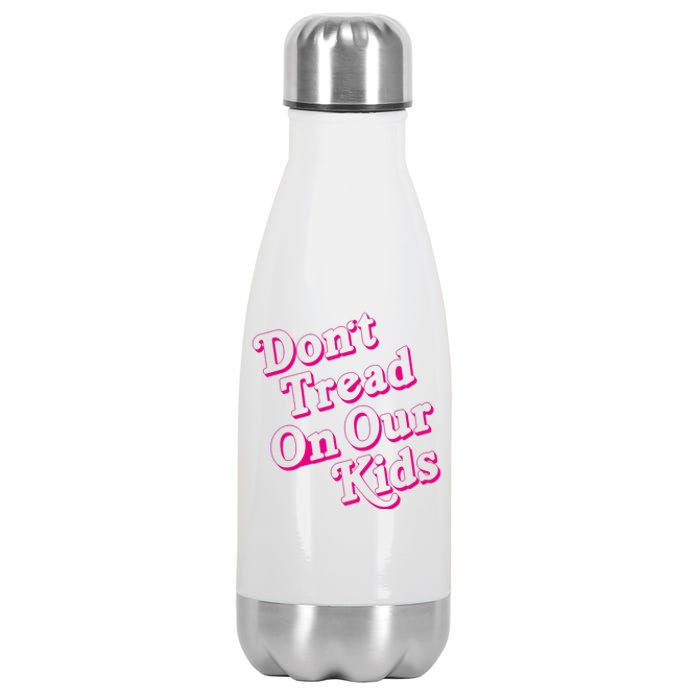 Don't Tread On Our Child Funny Quote Retro Brittany Aldean Stainless Steel Insulated Water Bottle