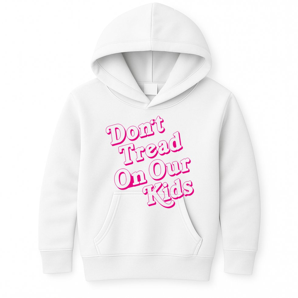 Don't Tread On Our Child Funny Quote Retro Brittany Aldean Kids Hoodie