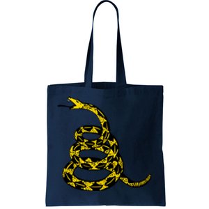 Dont Tread On Me Gadsden Flag Rattlesnake Tote Bag